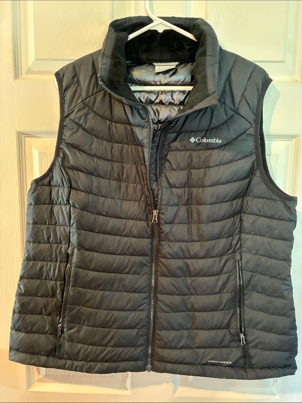 Columbia Size XL Black Quilted Insulated Vest - Women's